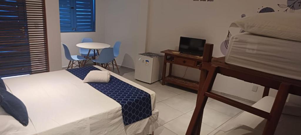 Postel nebo postele na pokoji v ubytování Pousada Mediterrânea
