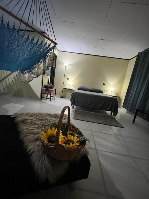 Postel nebo postele na pokoji v ubytování Hotel Azul Coral