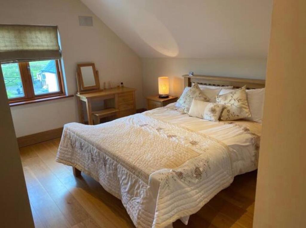 Richardstown Straffan Kildare : غرفة نوم بسرير كبير ونافذة