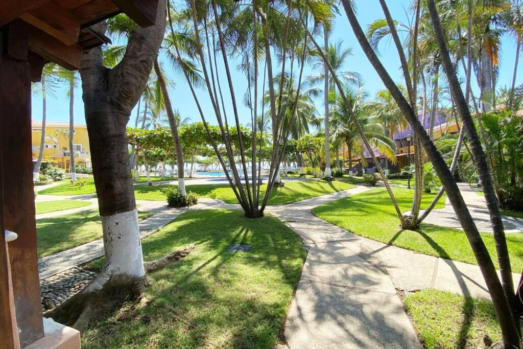 Zahrada ubytování Villa en Playa Iguana, Ixtapa