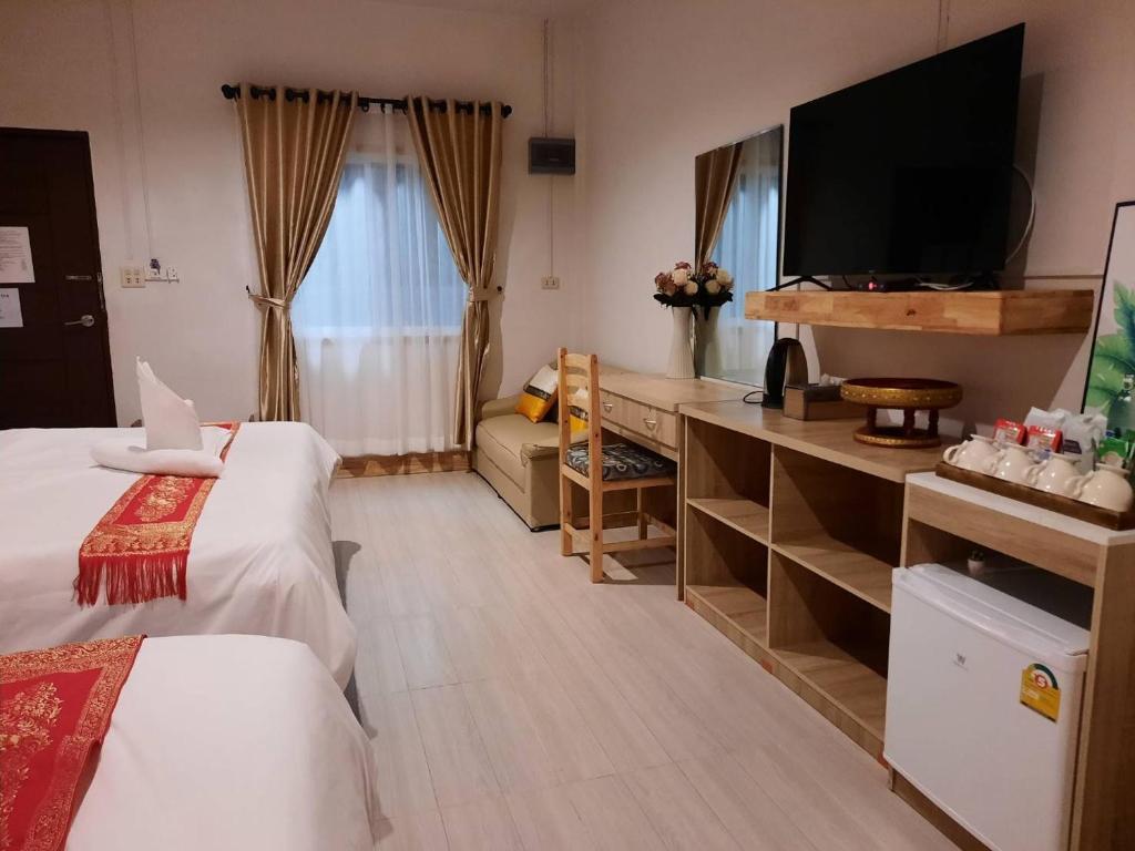 Postel nebo postele na pokoji v ubytování Hotel Pailifornia