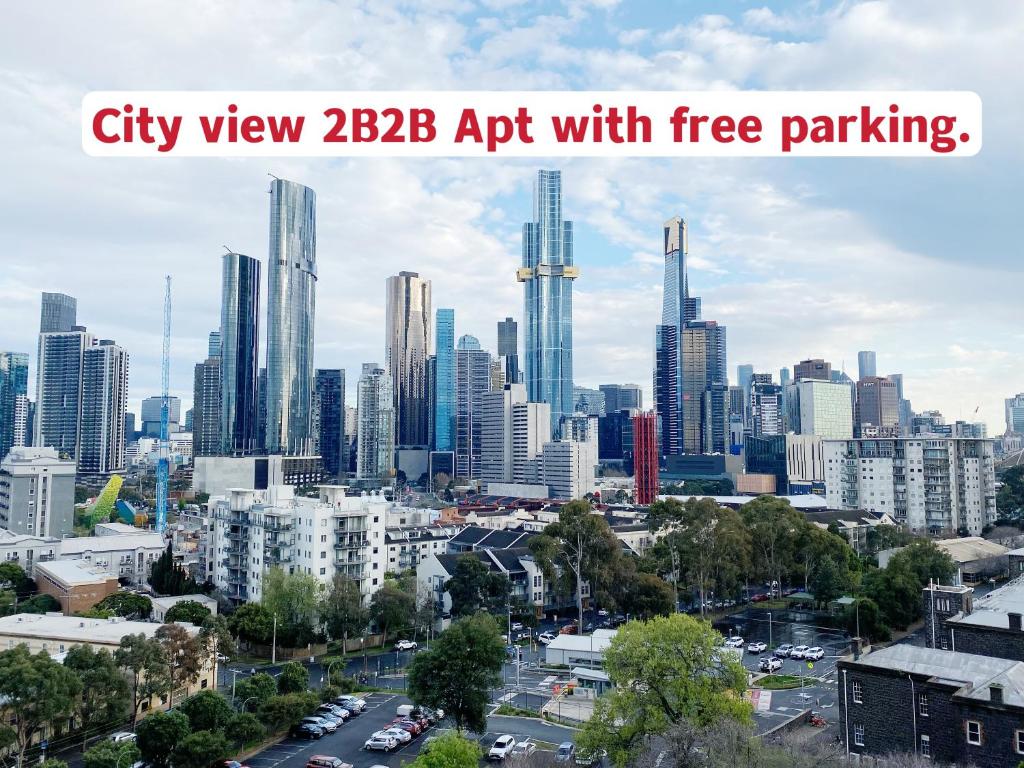 2B2B Apt City view & Parking at Southbank, Melbourne Updated 2024 Prices