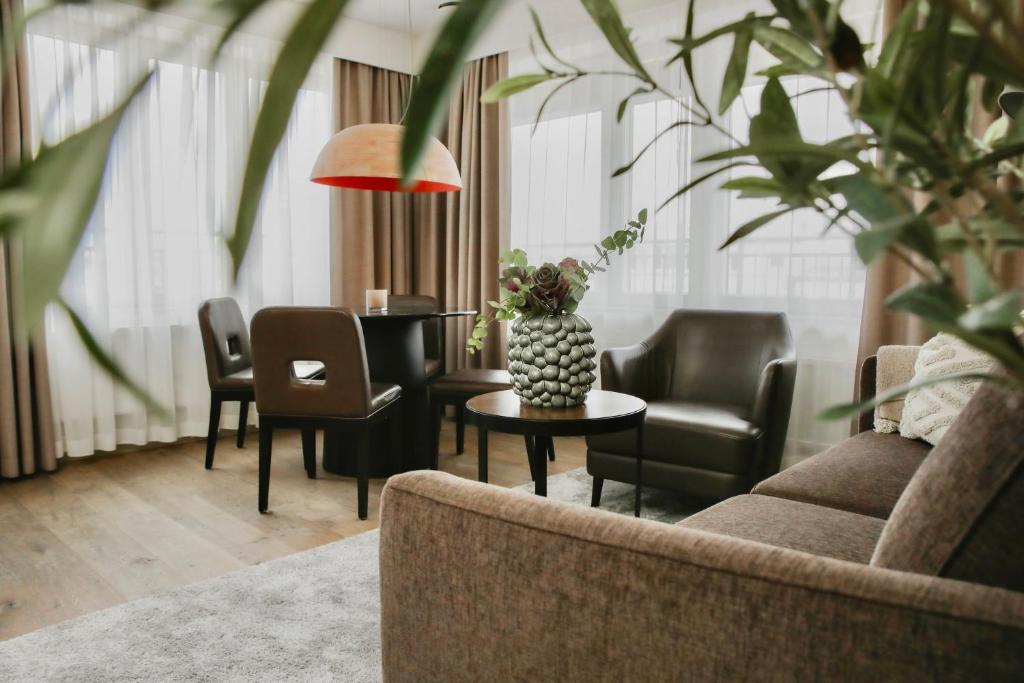 Posezení v ubytování Quality Hotel Grand Falun