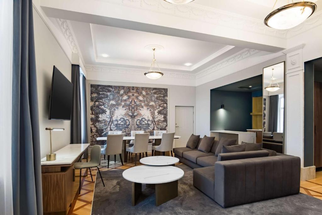 Posezení v ubytování Radisson Collection Astorija Hotel, Vilnius