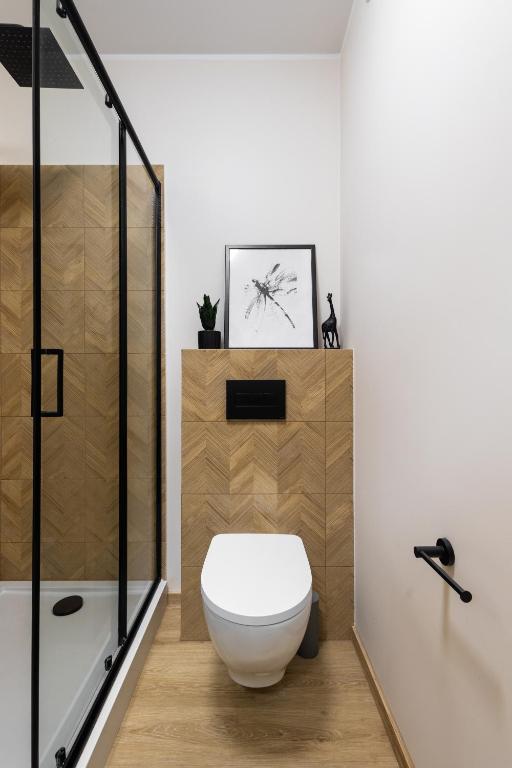 Koupelna v ubytování Apartamenty we Wrocławiu - Jaworska