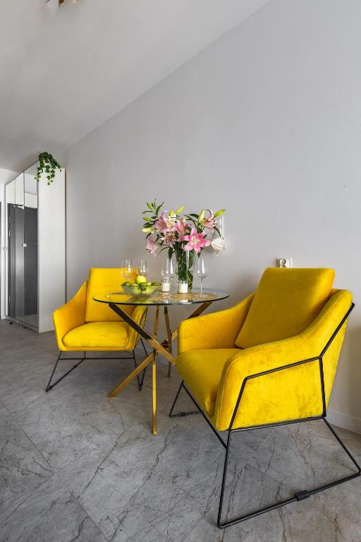 Posezení v ubytování Apartamenty we Wrocławiu - Jaworska