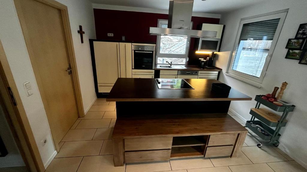 Kuchyň nebo kuchyňský kout v ubytování Residenz Bergjuwel