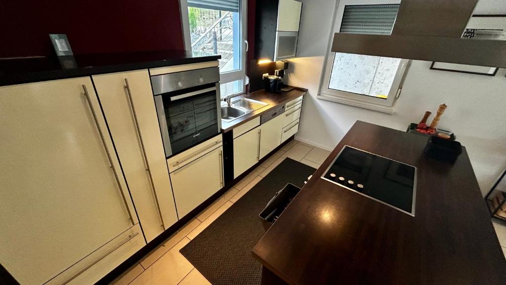 Kuchyň nebo kuchyňský kout v ubytování Residenz Bergjuwel