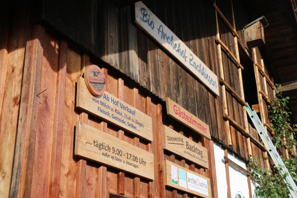 Certyfikat, podpis lub inny dokument wystawiony w obiekcie Bio Archehof Zachhiesen - stay & relax