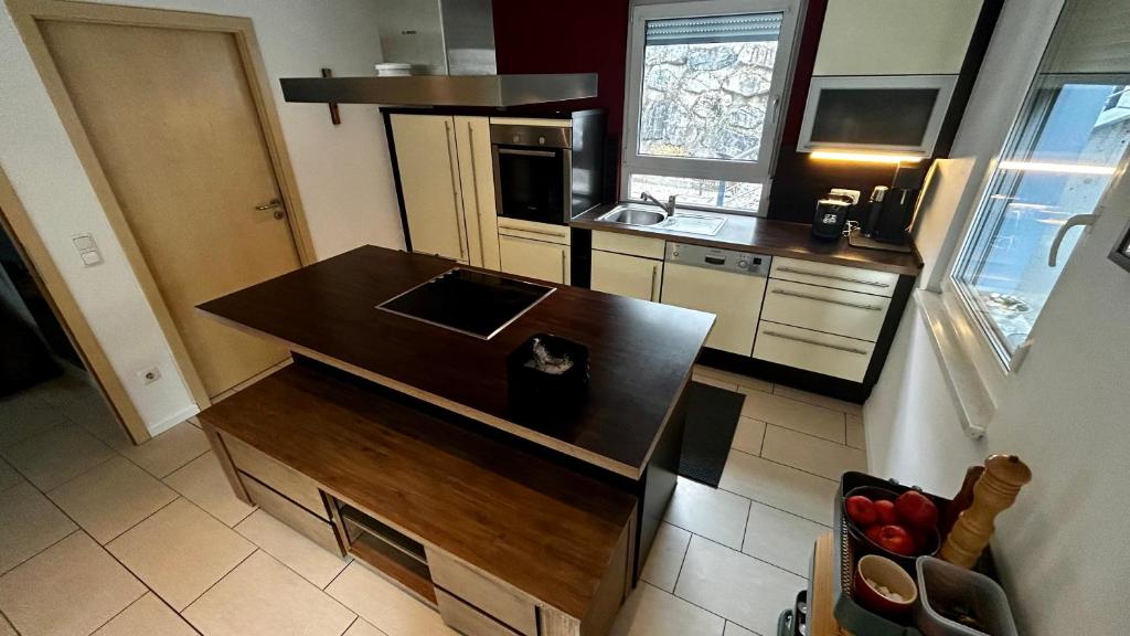 Kuchyň nebo kuchyňský kout v ubytování Residenz Bergjuwel