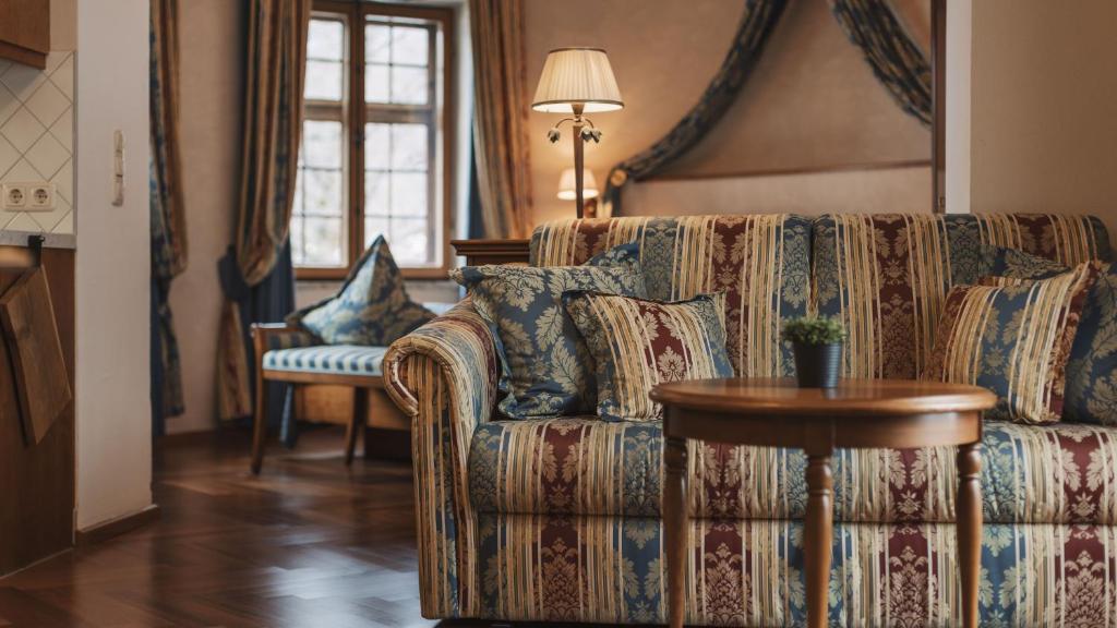 Posezení v ubytování Aparthotel Ansitz Felsenheim