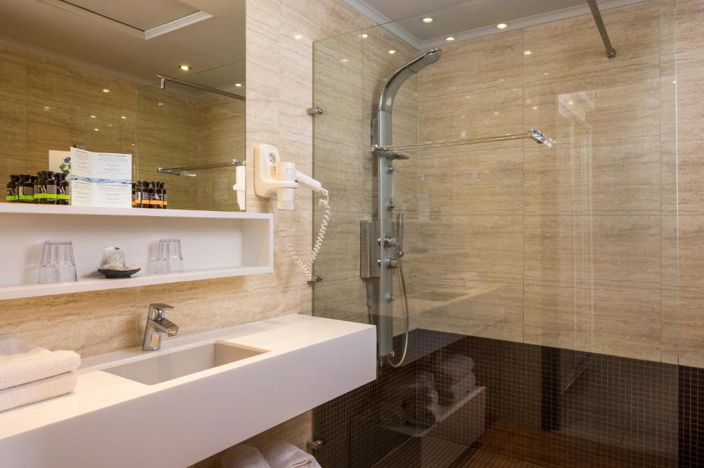 Koupelna v ubytování Corissia Princess Hotel 