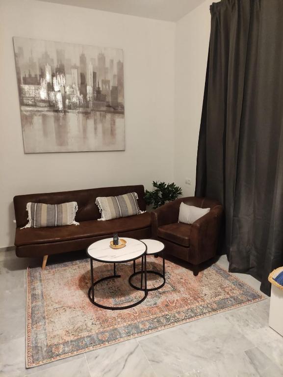 Posezení v ubytování Triana Pelay Suites