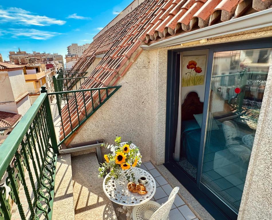 Balkón nebo terasa v ubytování Hotel Reyesol