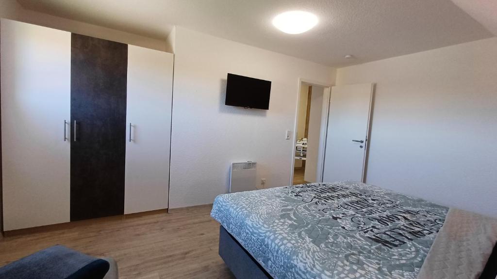 TV a/nebo společenská místnost v ubytování Premiumhaus DeLuchs