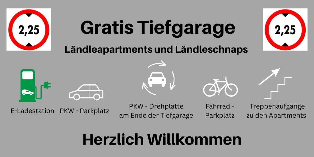 Certifikát, hodnocení, plakát nebo jiný dokument vystavený v ubytování Ländleapartments