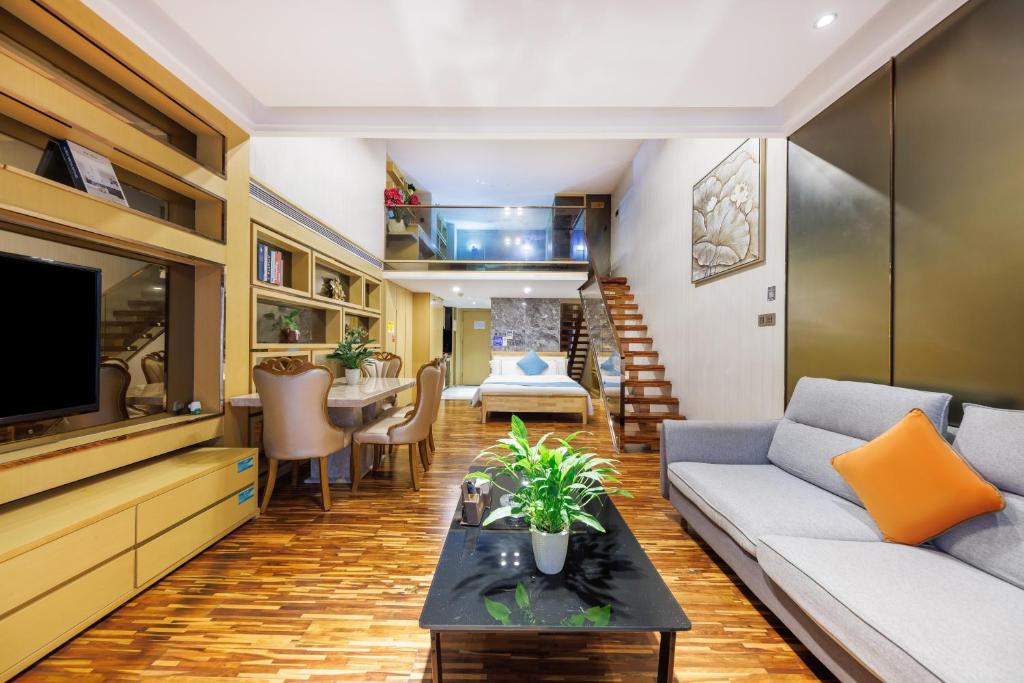 Posezení v ubytování Argyle WAIFIDEN Baolidian Hotel -Free shuttle bus during Canton Fair