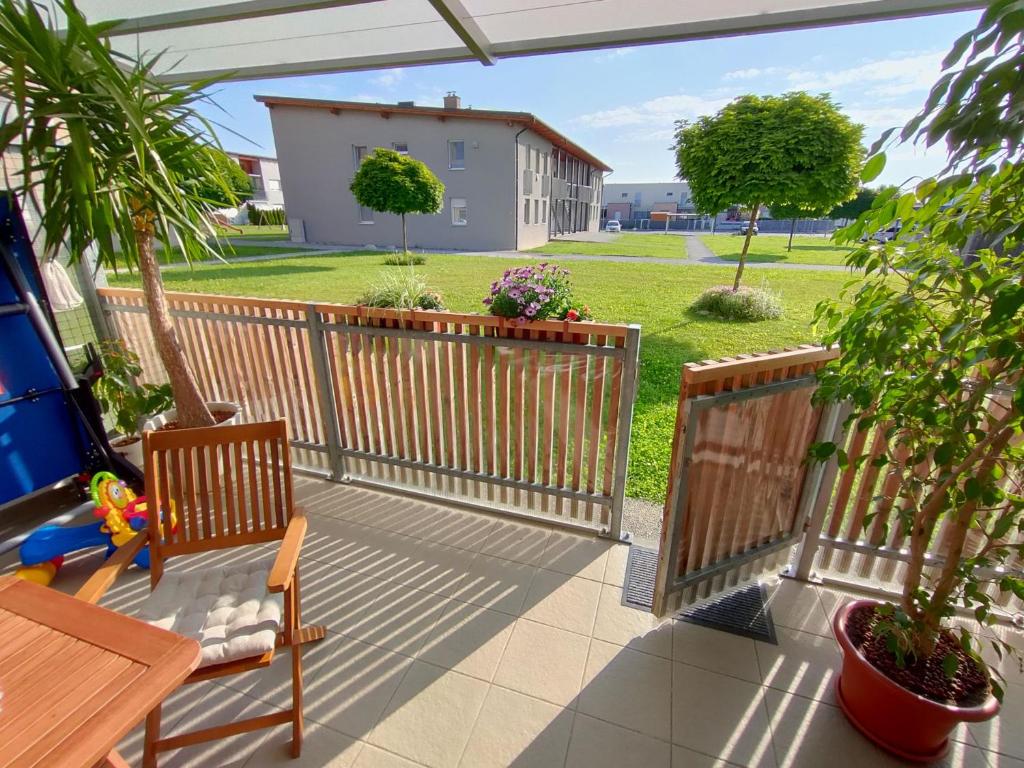 Zahrada ubytování Apartma Velesa