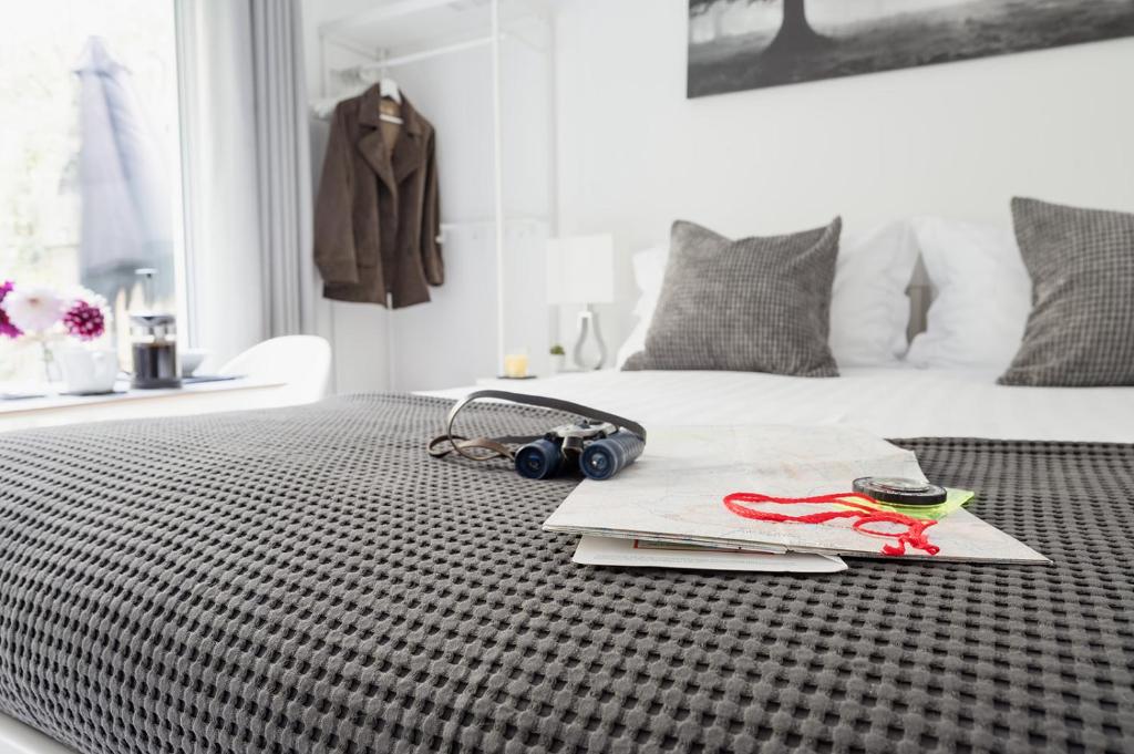 Postel nebo postele na pokoji v ubytování Siskin Guest Suite