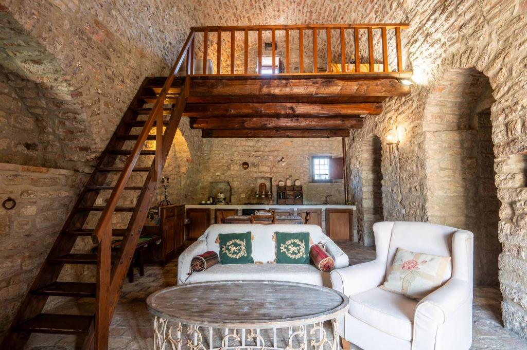 Castello Valenzino - King Room Met Spa -bad