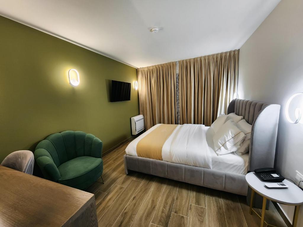 TV a/nebo společenská místnost v ubytování Olia Residence