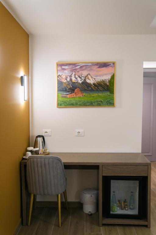 TV a/nebo společenská místnost v ubytování Olia Residence