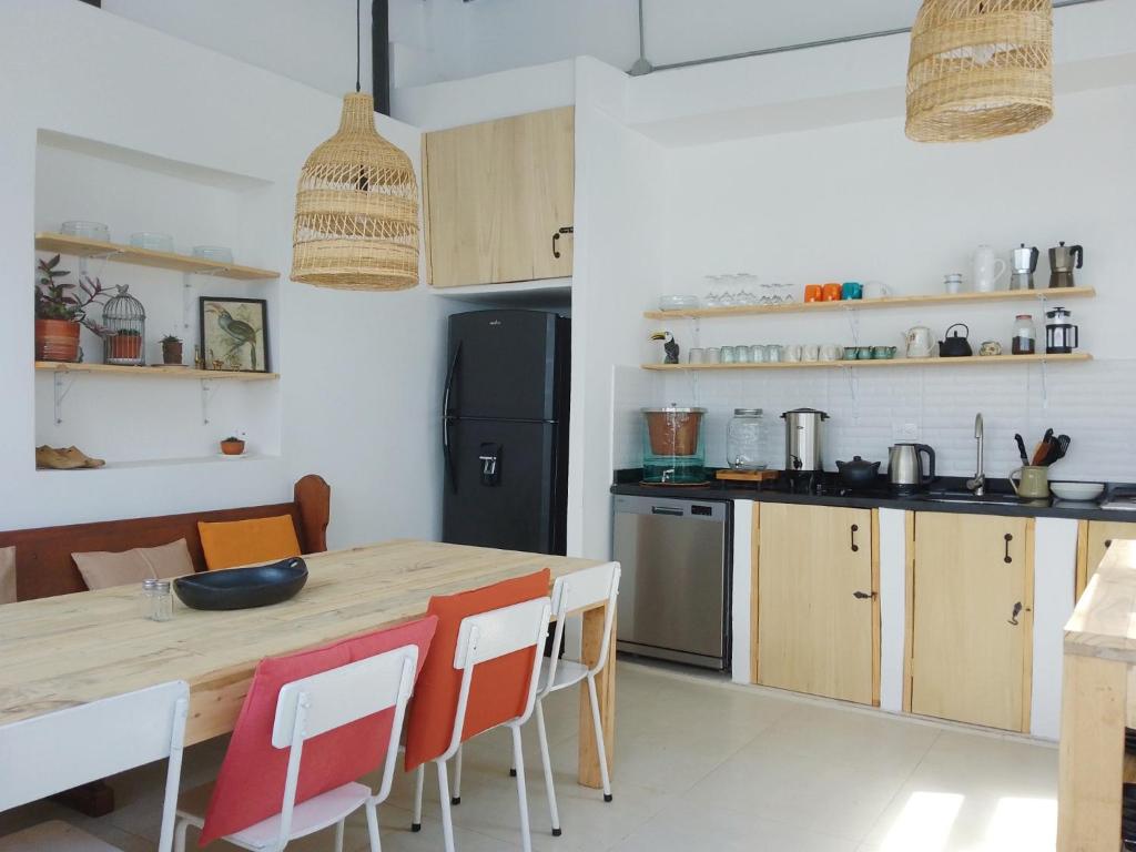 Kuchyň nebo kuchyňský kout v ubytování Casita de Piedra