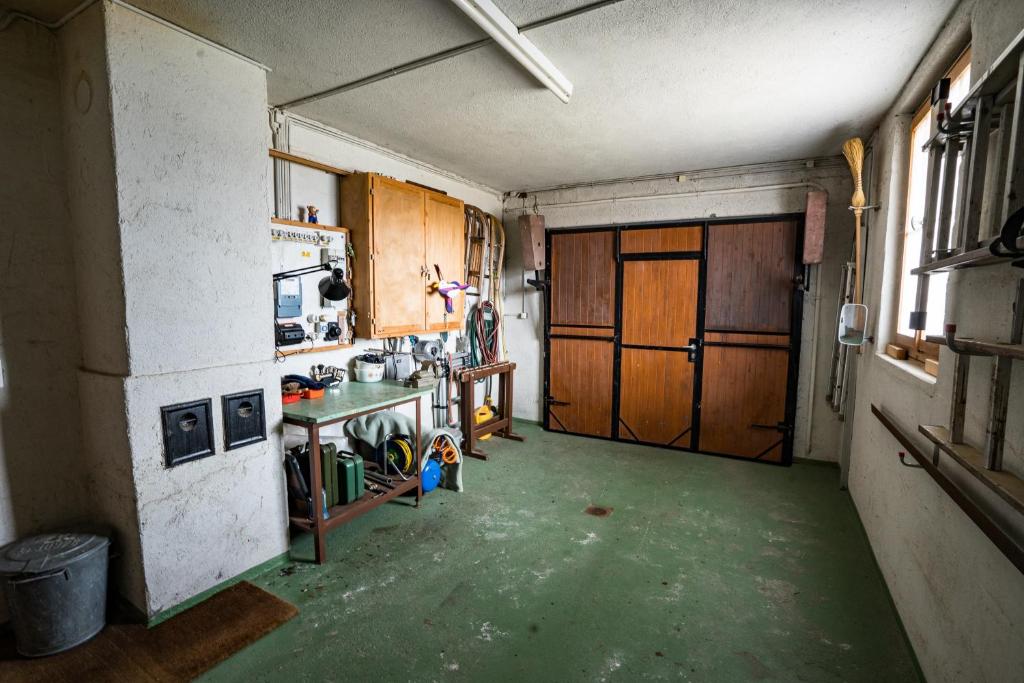 Kuchyň nebo kuchyňský kout v ubytování Haus Chalet Beverin