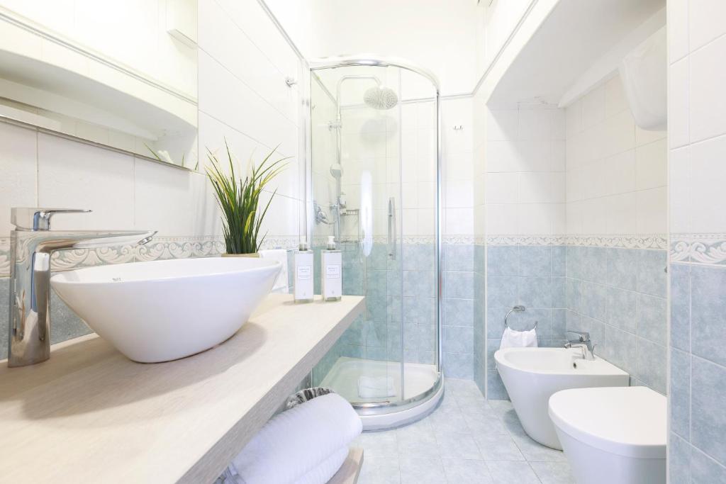 Koupelna v ubytování Boutique Hotel Anahi