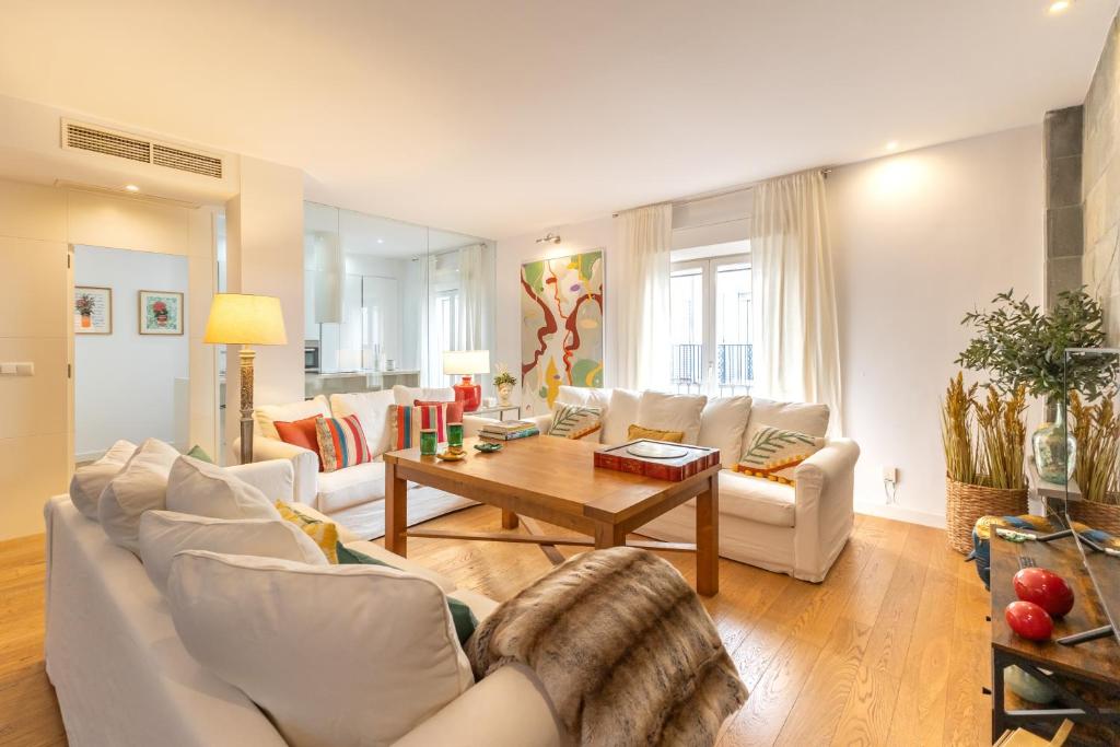 Posezení v ubytování Apartamento de lujo en Calle Gravina