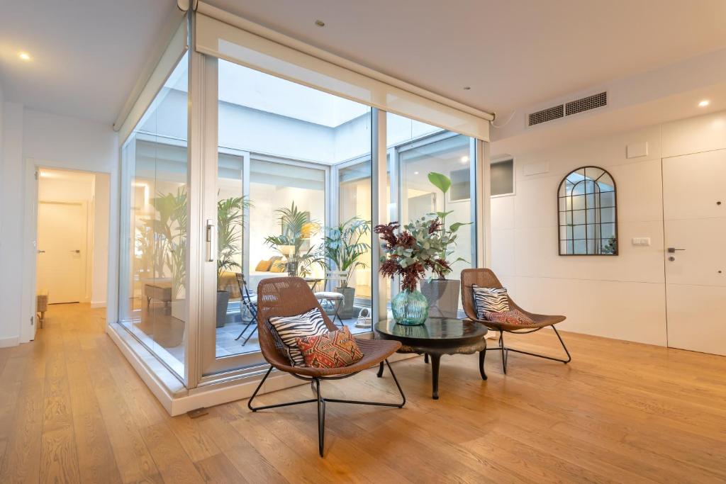 Posezení v ubytování Apartamento de lujo en Calle Gravina