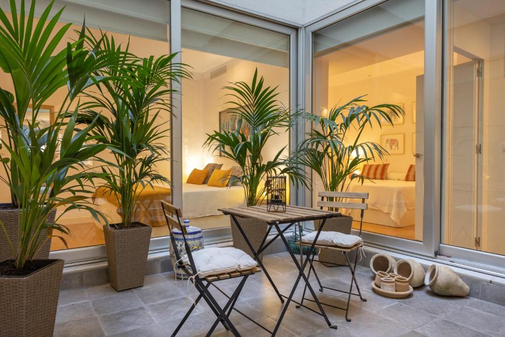 Posezení v ubytování Apartamento de lujo en Calle Gravina