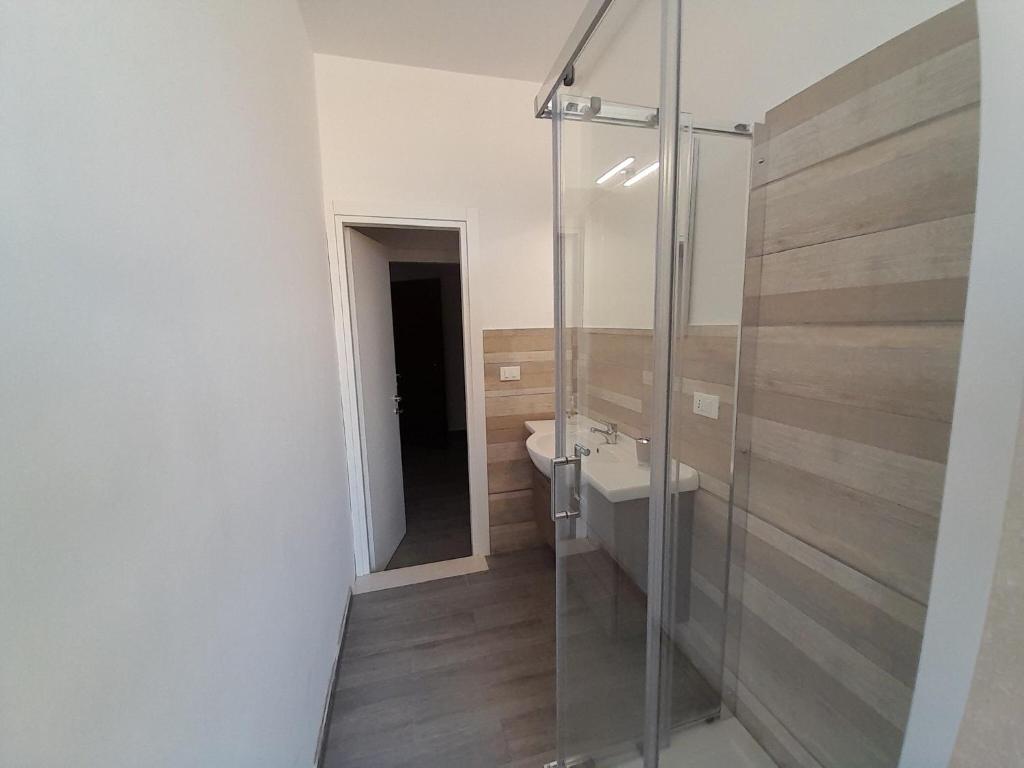 Koupelna v ubytování Fuori Ortigia room 1