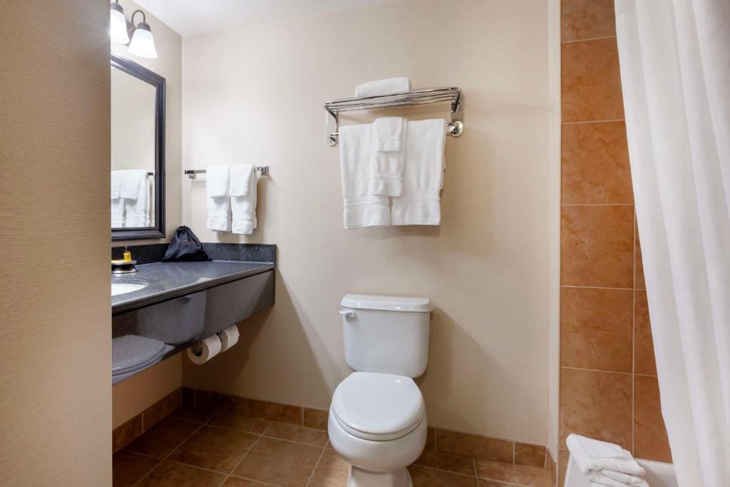 Koupelna v ubytování Best Western Plus Muskoka Inn