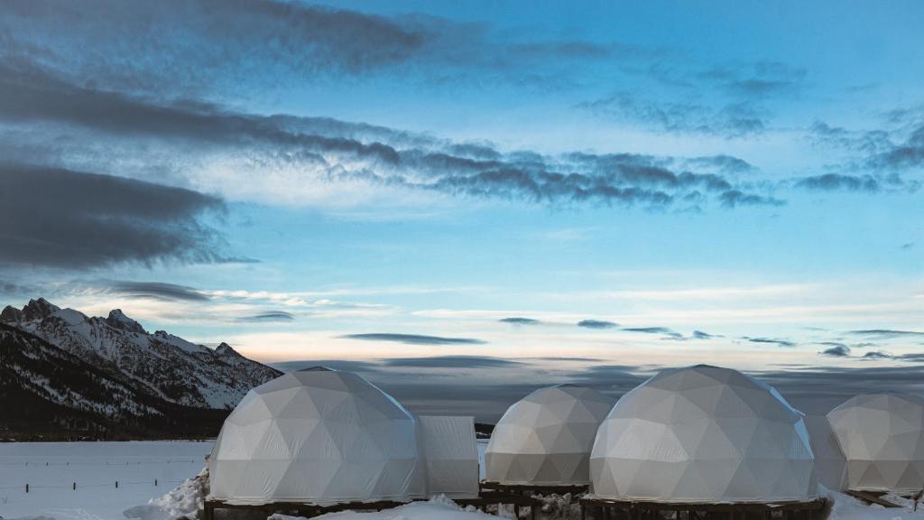 Příroda nedaleko luxury tent