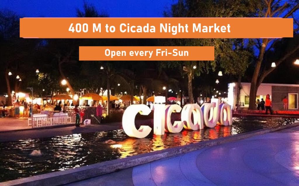 Certifikát, hodnocení, plakát nebo jiný dokument vystavený v ubytování Hua Hin My Resort 3BR Family Condo Free Water Park Walk to Beach & Cicada Night Market หัวหิน ห้องแฟมมิลี่ 3 ห้องนอน ฟรีสวนน้ำ ใกล้ทะเลและตลาดซิเคด้า