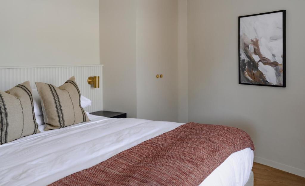 Postel nebo postele na pokoji v ubytování Motel Caloundra