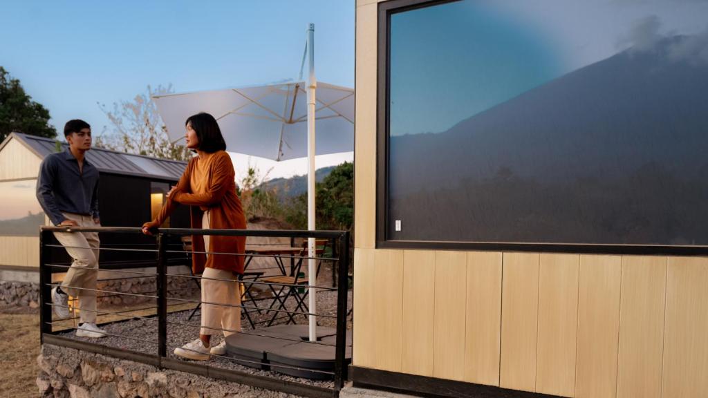 Hosté ubytování Bobocabin Gunung Rinjani, Lombok