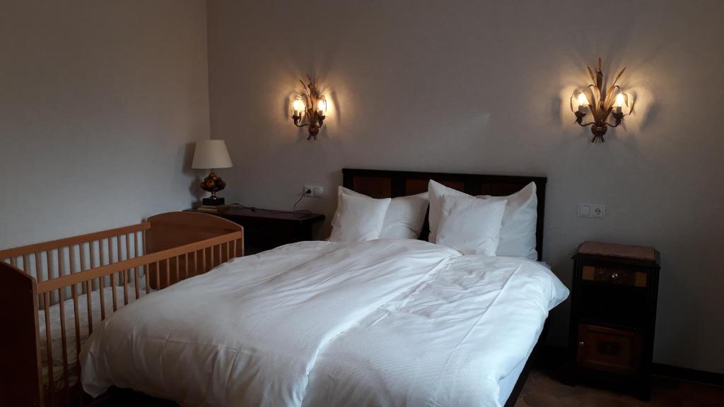 Postel nebo postele na pokoji v ubytování Villa Franzen