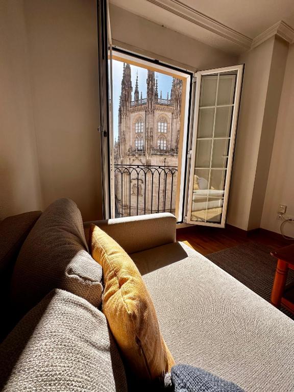 Balcón con Vistas a la Catedral de Burgos ATUAIRE - 两居室公寓