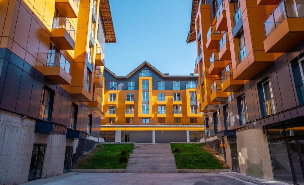 Budova, kde se apartmán nachází