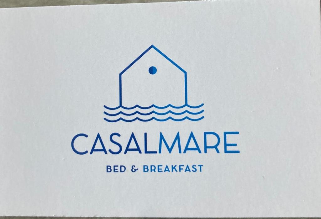 un logo pour un Bed & Breakfast dans l'eau dans l'établissement CASALMARE, à Casalbordino