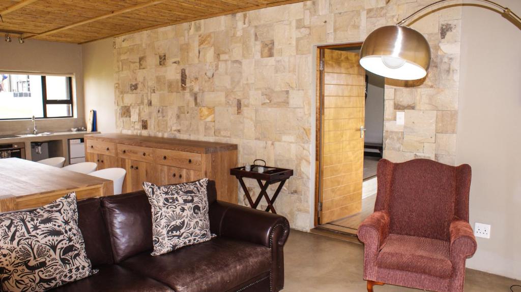 Posezení v ubytování Umbono Private Game Lodge