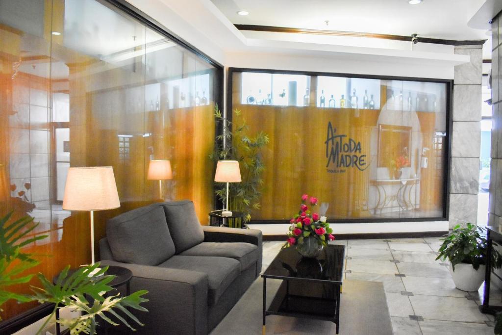 Posezení v ubytování Sunette Tower Suites Makati