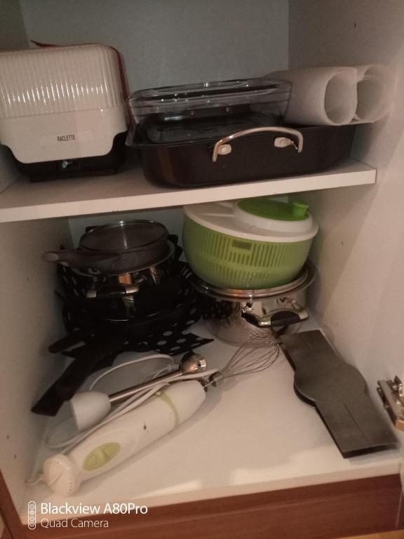 Kuchyň nebo kuchyňský kout v ubytování Um Burebierg apartment 35m2