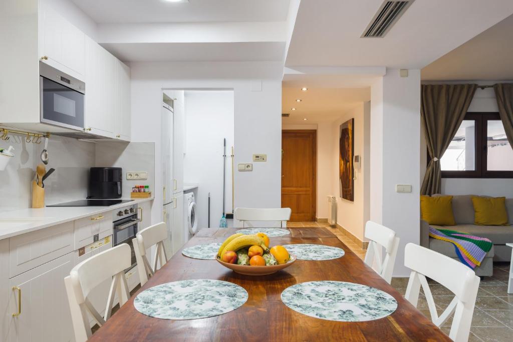 Kuchyň nebo kuchyňský kout v ubytování Resort Villa Luny Gandia