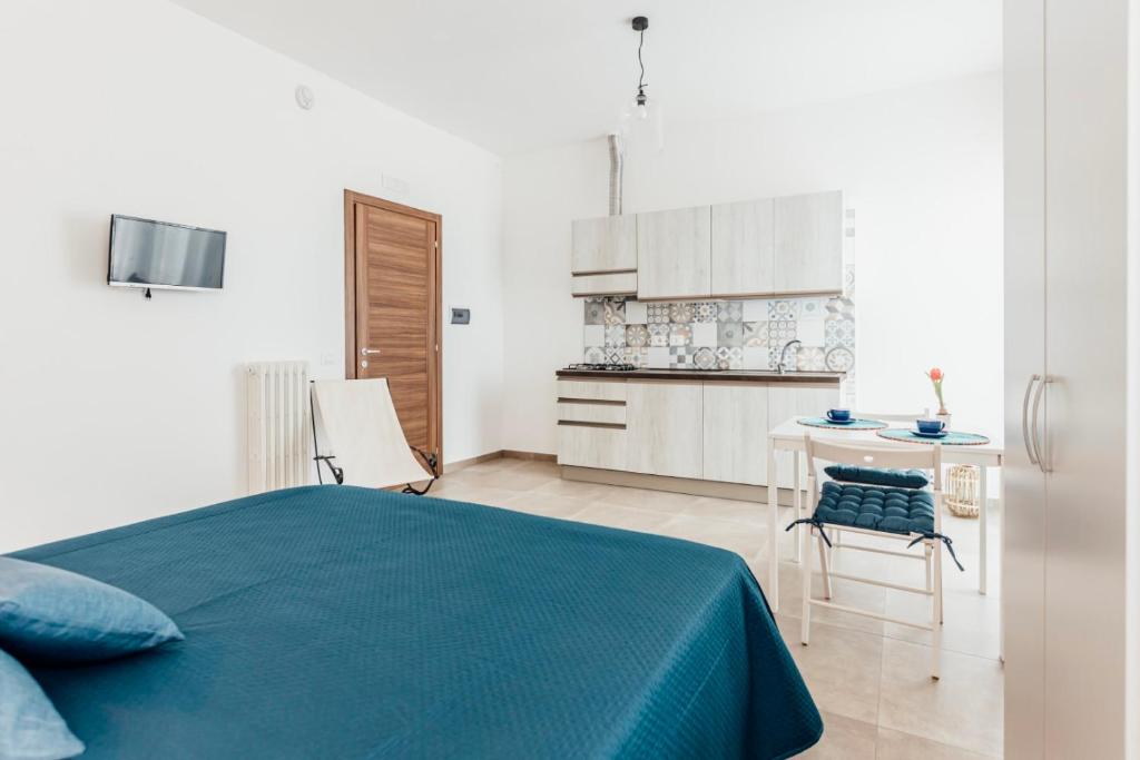 Kuchyň nebo kuchyňský kout v ubytování B&B Da Micchele
