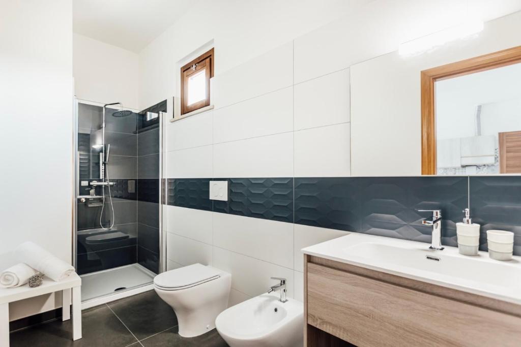 Koupelna v ubytování B&B Da Micchele