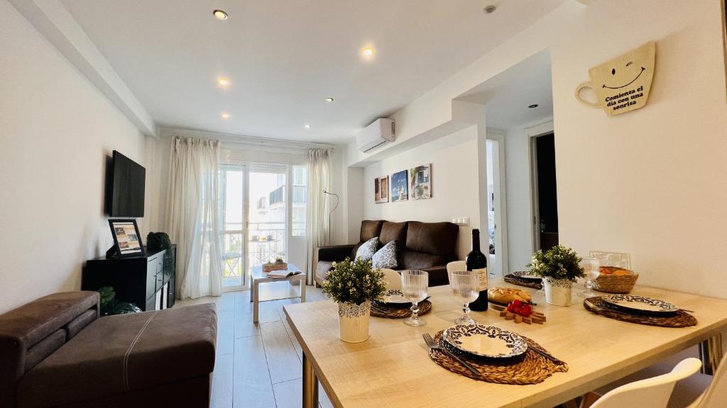 Posezení v ubytování Apartamento Edificio Sur
