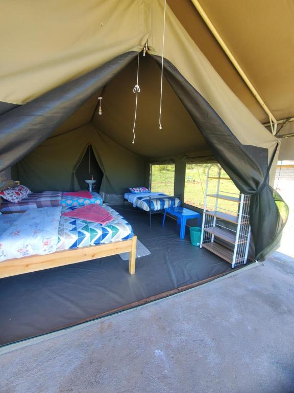 Postel nebo postele na pokoji v ubytování SEMADEP SAFARI CAMP